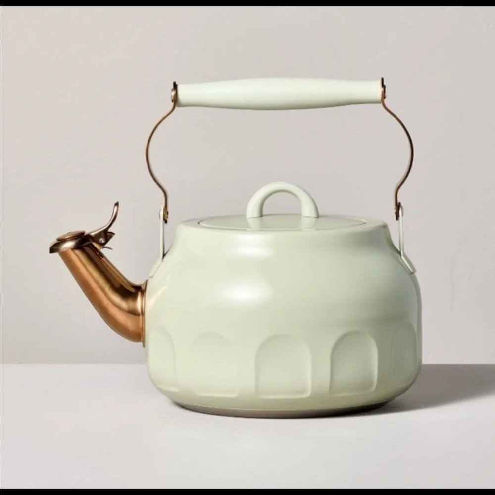 2qt Stainless Steel Teapot Serene Green - Hearth & Hand with Magnolia